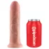 King Cock - připínací dildo - realistické - tělová