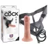King Cock - připínací dildo - realistické - tělová