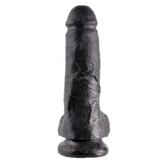 King Cock 8 dildo s varlaty (20 cm) - černé