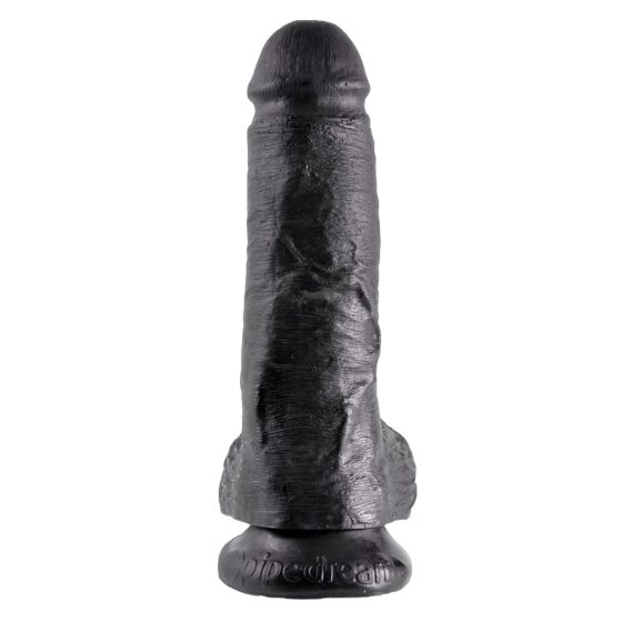 King Cock 8 dildo s varlaty (20 cm) - černé