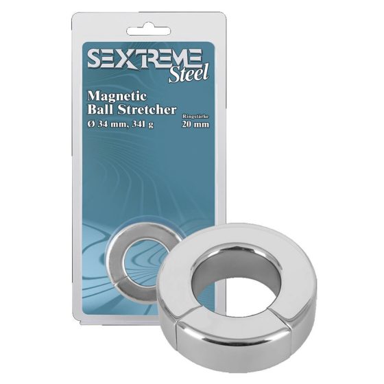Sextreme - kroužek a natahovač na varlata s těžkým magnetem (341g)