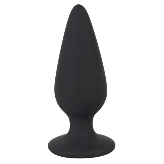 Black Velvet Heavy - 40g-ové anální dildo (černé)