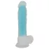 You2Toys - dildo s přísavkou - svítící ve tmě - modrý
