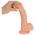 realistixxx - realistické dildo s přísavkou (22 cm, tělové)