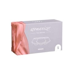   Womanizer Premium S - sada náhradních zvonků - bílá (3ks)