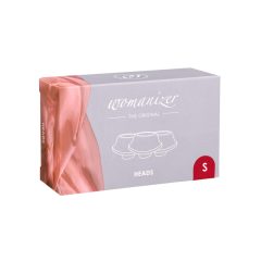   Womanizer Premium S - sada náhradních zvonků - červená (3ks)