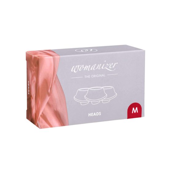 Womanizer Premium M - sada náhradních zvonků - červená (3ks)