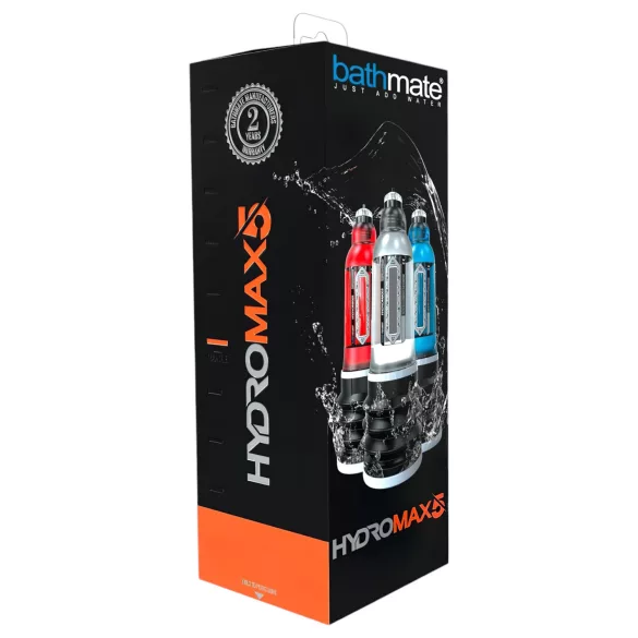 Bathmate Hydromax5 - vodní penisová pumpa - průhledná