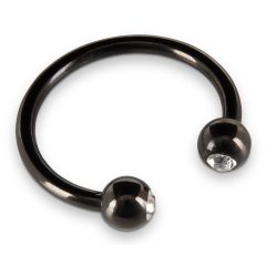 Rebel glans Ring - šperkový kroužek na žalud s kamínky