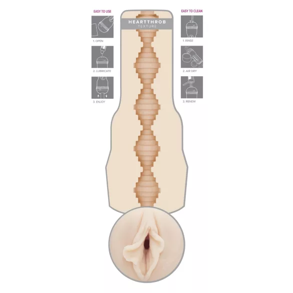 Fleshlight - masturbátor vagina - Brandi Love Heartthrobe