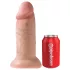 King Cock - realistické dildo 25 cm - tělová