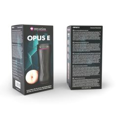   Mystim Opus E Vagina - elektrický masturbátor (přírodní černá)