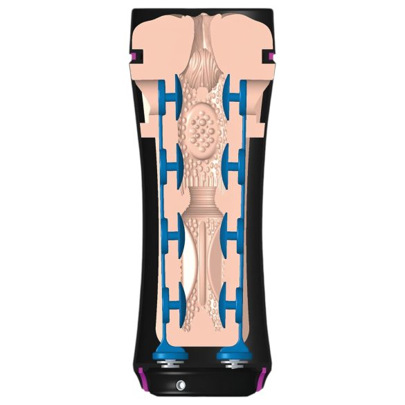 mystim - elektro masturbátor vagina - realistická černá/naturl