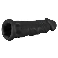   You2Toys Silicone Extension - prodlužovací návlek na penis (černý) - 20 cm