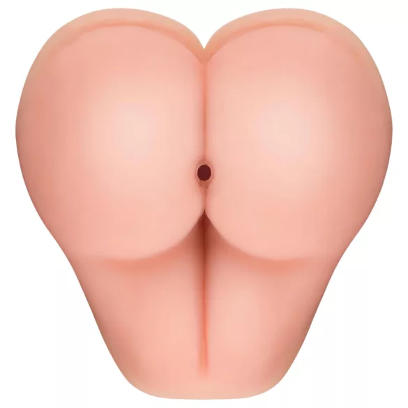 Nature Skin - umělý zadeček a návlek na penis 2v1 - tělová barva