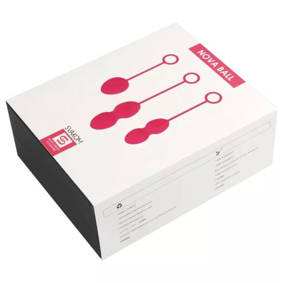 Svakom Nova - sada venušiných kuliček 3 ks - červená