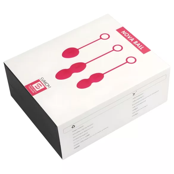 Svakom Nova - sada venušiných kuliček 3 ks - červená