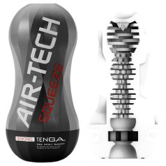 TENGA Air-Tech Squeeze Strong - sací masturbátor (černý)