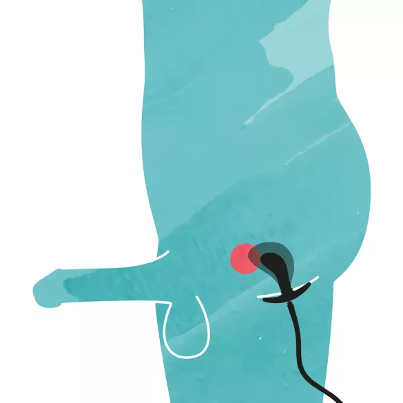 You2Toys - nafukovací anální dilatátor plug - černý