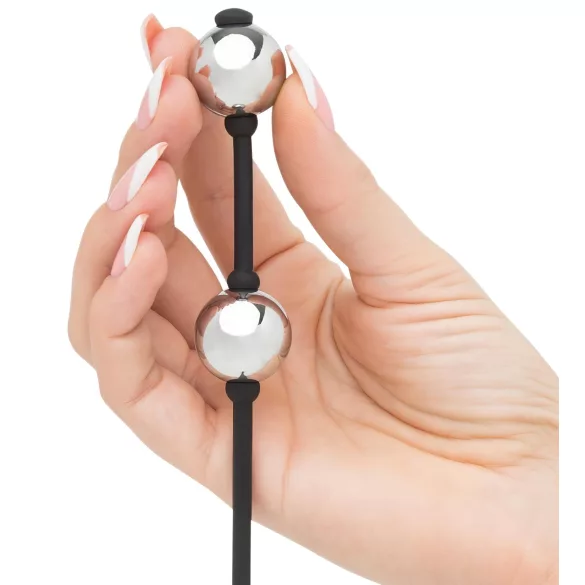 Fifty Shades of Grey - venušiny kuličky mini - kovové stříbrné