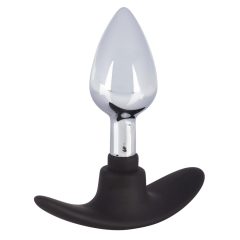You2Toys S - hook metal anal dildo - small (silver-black)