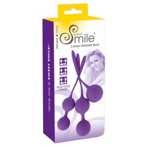 SMILE 3 Skittles - sada gejzírových kuliček - fialová (3 kusy)