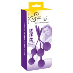   SMILE 3 Skittles - sada gejzírových kuliček - fialová (3 kusy)