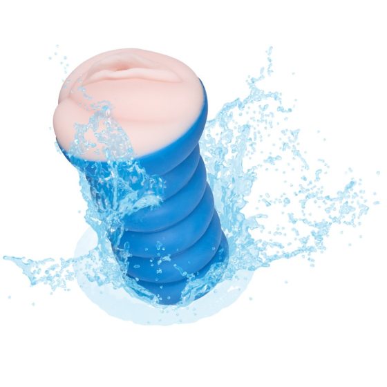 Nature Skin Soft - realistická vagína (přírodní - modrá)