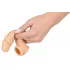 Realistixxx - návlek na penis s erekčním kroužkem - 16 cm - tělová