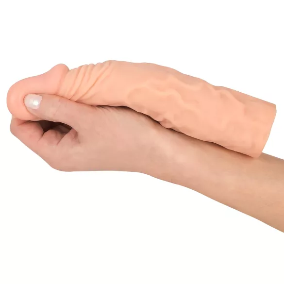 Nature Skin - návlek na penis prodlužovací a zahušťovací 19,5 cm
