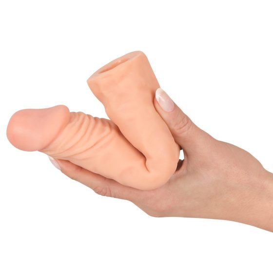 Nature Skin - prodlužující, zhrubšující návlek na penis (19,5cm)