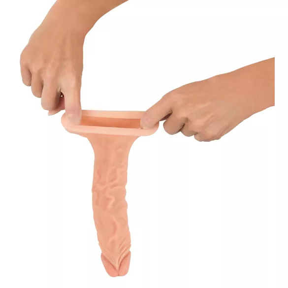Nature Skin - návlek na penis prodlužovací a zahušťovací 19,5 cm