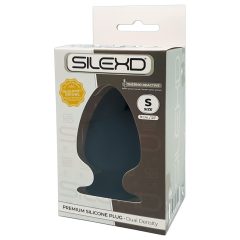 Silexd S - tvarovatelné anální dildo - 9cm (černé)