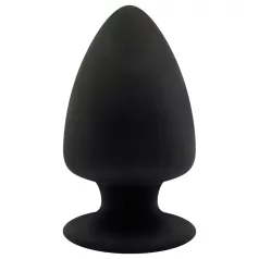 Silexd M - tvarovatelný anální kolík - 11 cm - černý