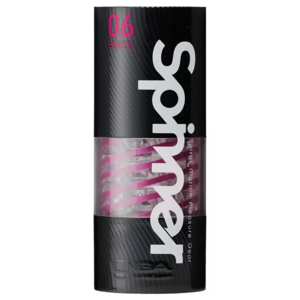 TENGA Spinner Brick - masturbátor - průhledný