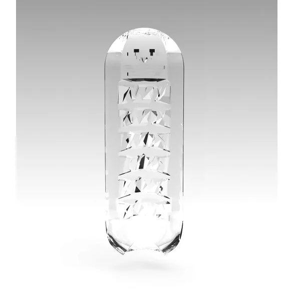 TENGA Spinner Brick - masturbátor - průhledný