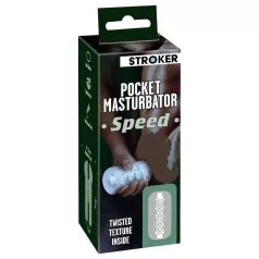 STROKER Speed - masturbátor zadeček - průhledný