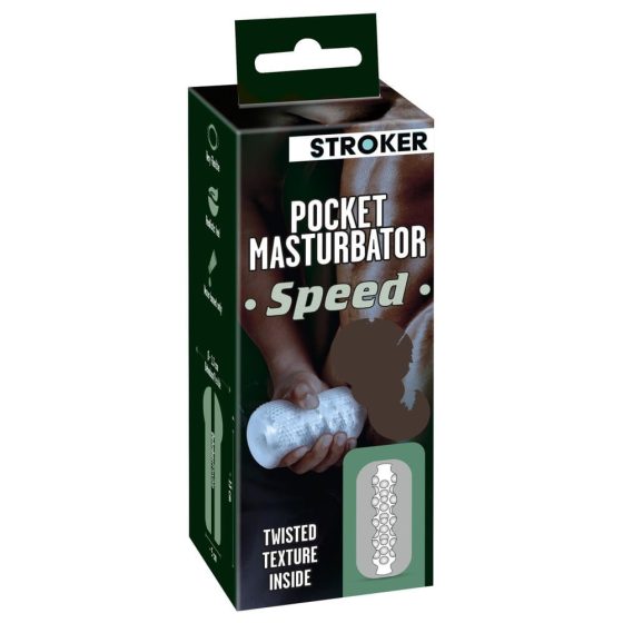 STROKER Speed - falešný masturbátor (průsvitný)