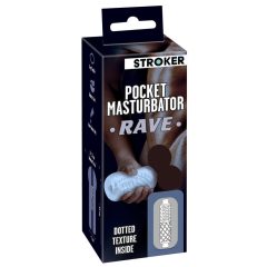 STROKER Rave - falešný masturbátor (průsvitný)
