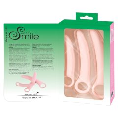   SMILE - Vaginální trenažéry - sada vibrátorů - růžová (3 kusy)