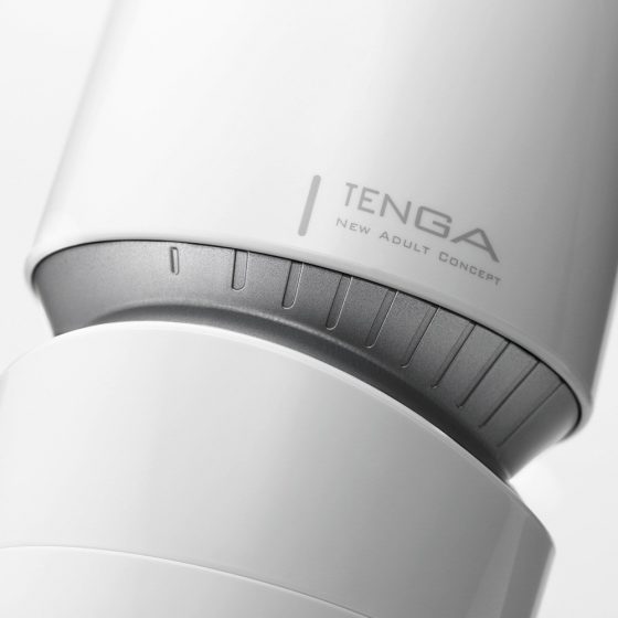 TENGA Aero - super sací ústní masturbátor (bílo-stříbrný)