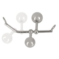   You2Toys Bondage Plugs - metal expanding balls (149g) - silver