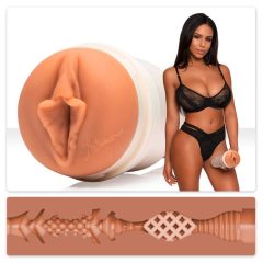   Fleshlight Autumn Falls Cream - realistická vagína (tělová barva)