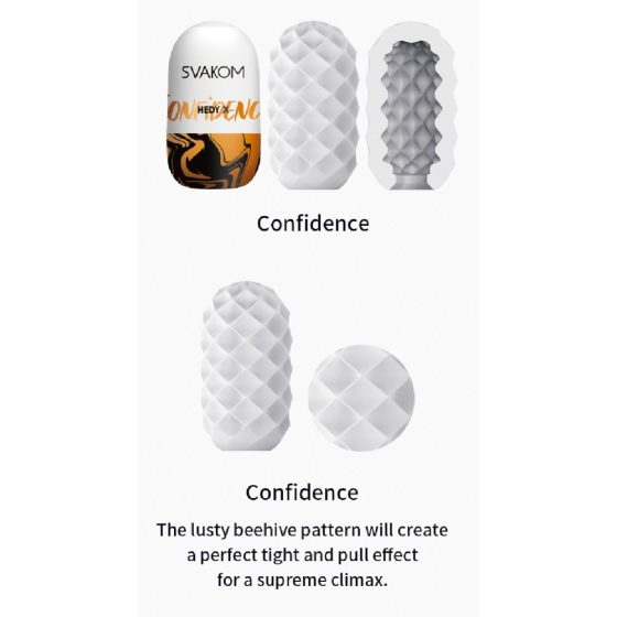 Svakom Hedy X Confidence - sada masturbačních vajíček (5ks) - Confidence