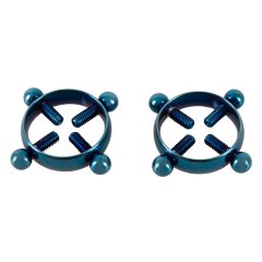 Bad Kitty - screw nipple jewelry (circle) - blue