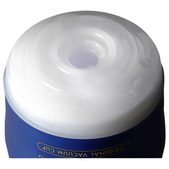 TENGA Premium Original - jednorázový masturbátor - modrý