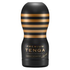 TENGA Premium Strong - jednorázový masturbátor (černý)
