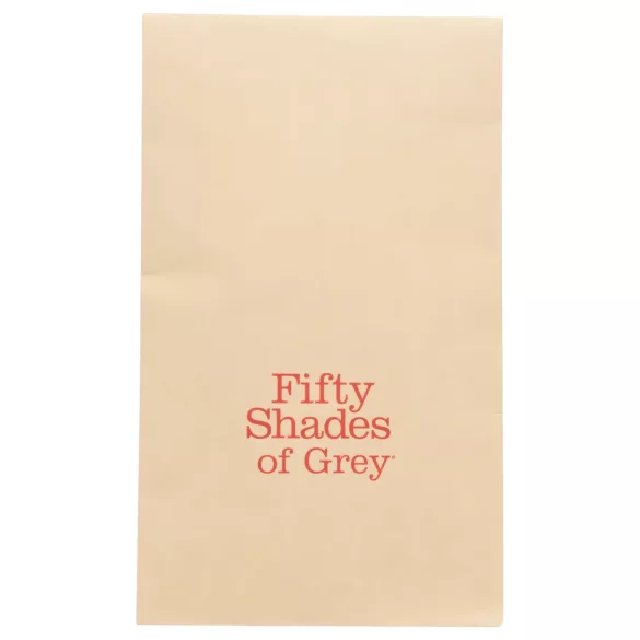 Fifty Shades of Grey - obojek a svorky na bradavky - černá/červená