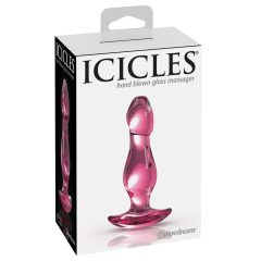   Pipedream Icicles No. 73 - anální kolík ve tvaru penisu (růžový)