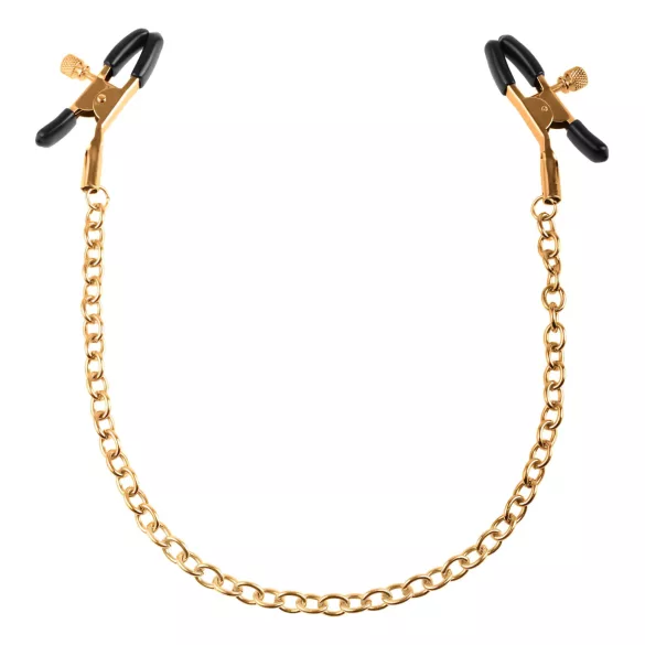 Pipedream Fetish Fantasy Gold - svorky na bradavky - zlatá barva